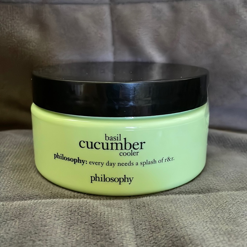 Philosophy Basil Cucumber Cooler 8 oz Glazed Body Soufflé NEW